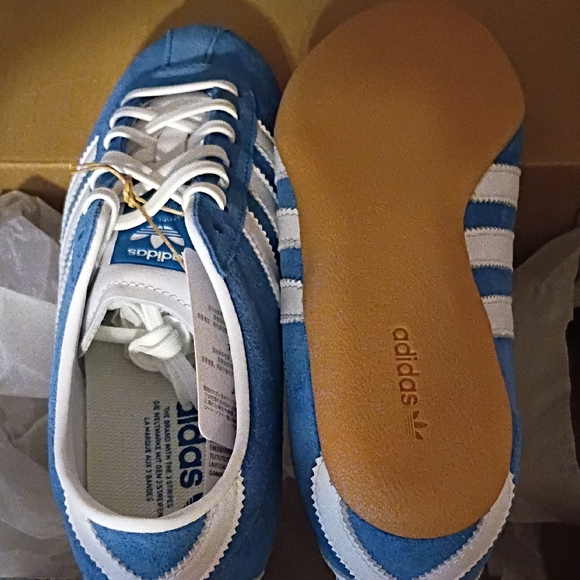 Adidas Tokyo Blue and White Sneakers - Picture 3 of 6